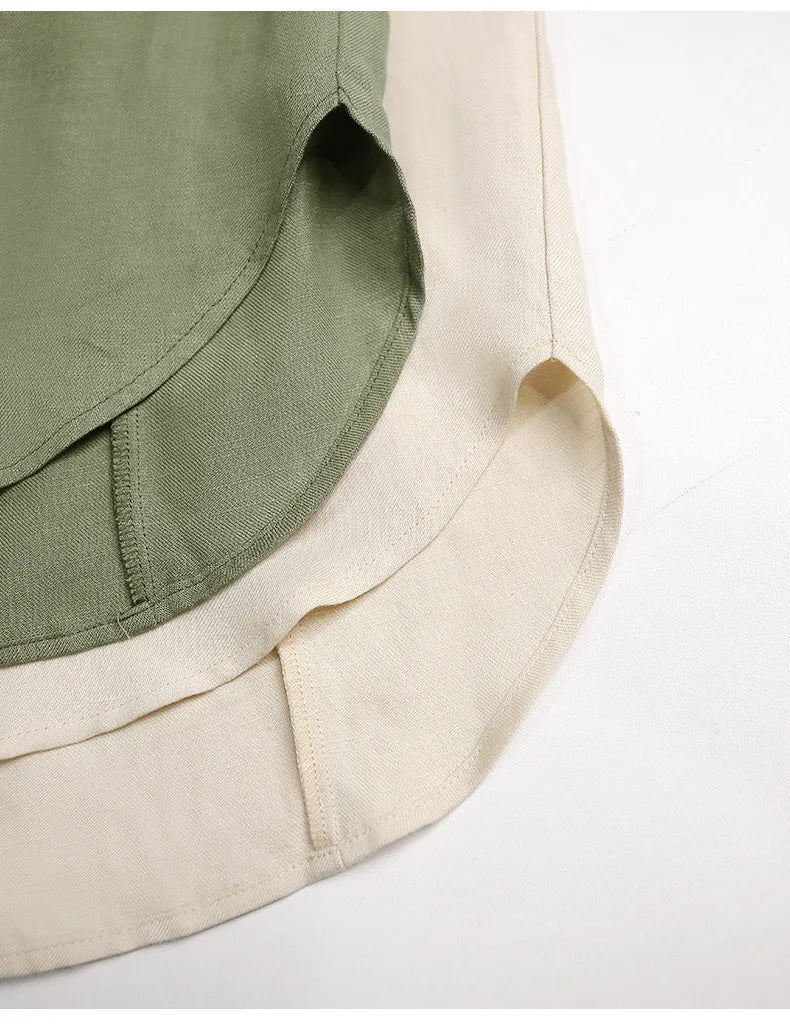 Elegant Lapel Single-Breasted Ol Shirt