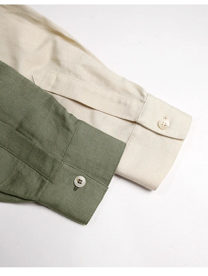 Elegant Lapel Single-Breasted Ol Shirt